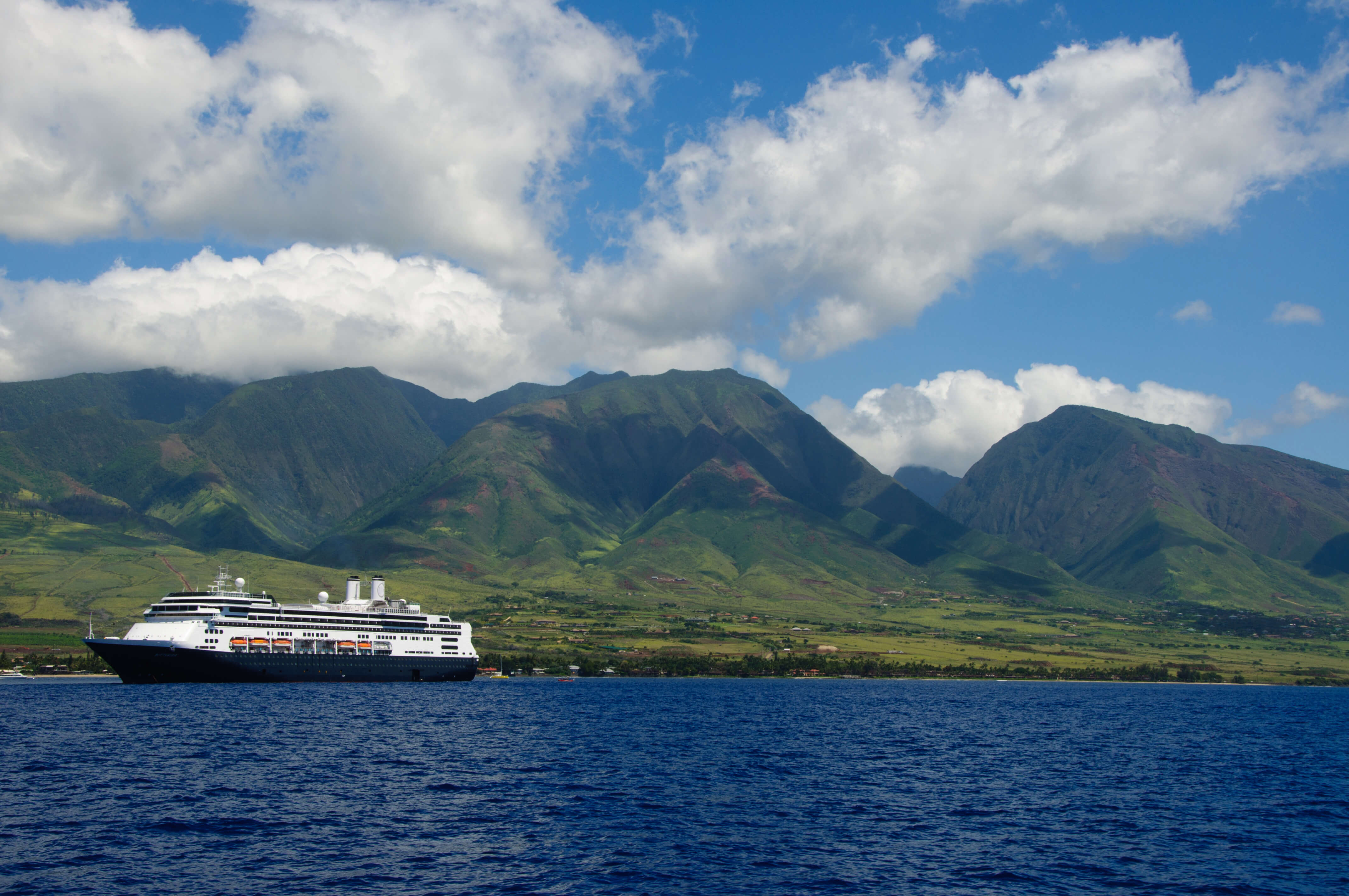 A cruise ship in Hawaii